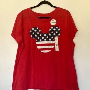 Red Disney Mickey shirt